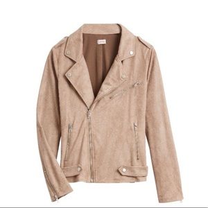 Cream Suede Jacket